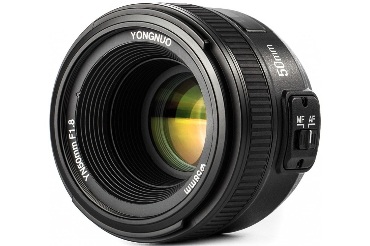 Объектив Yongnuo AF 50mm f/1.8 Nikon F в магазине RentaPhoto.Store